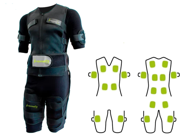 La bio-jacket d'EMS et ses électrodes multiples